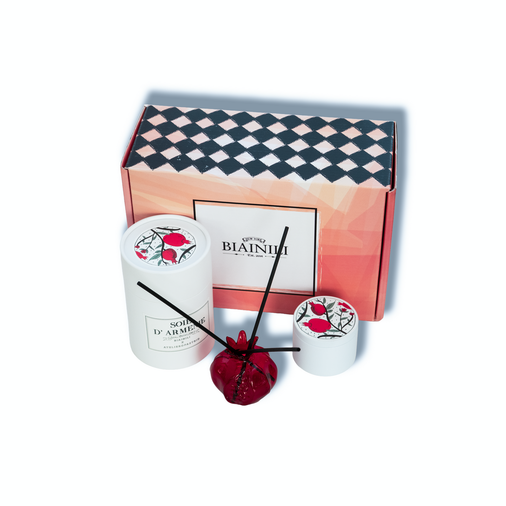 Pomegranate Candle & Reed Diffuser Gift Set