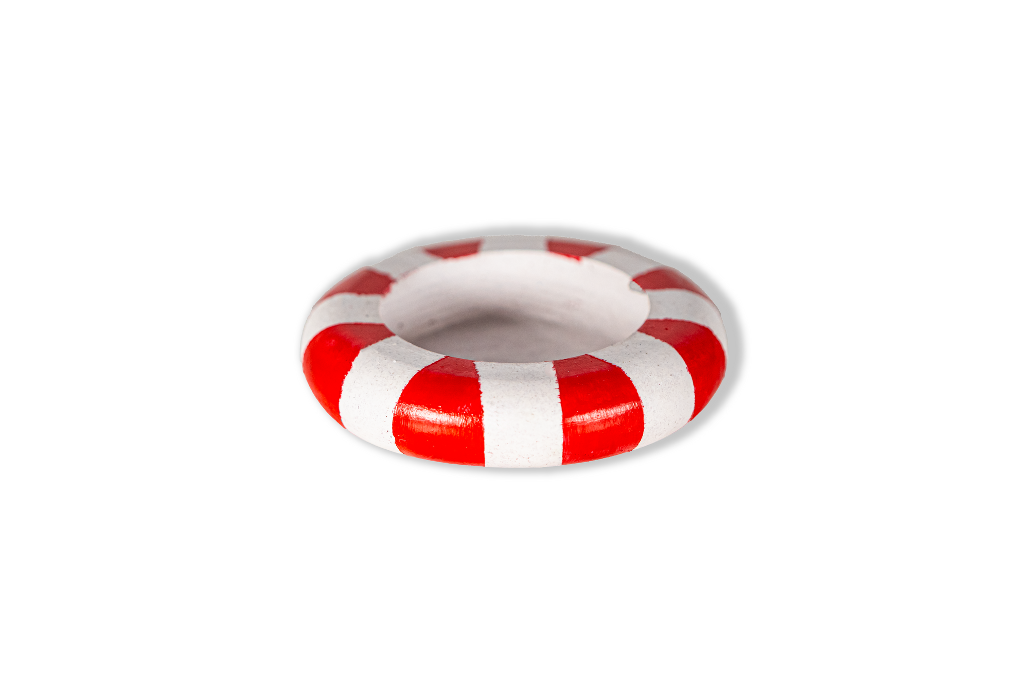 Pomegranate Ring — Candle Holder (Hand-Painted Concrete)