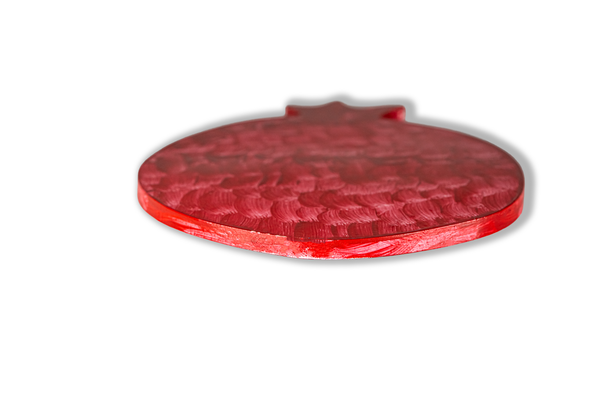 Armenian Pomegranate Dish — Hand-Painted Concrete
