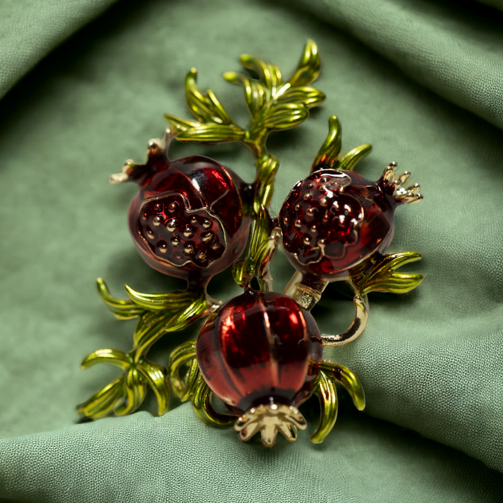 Pomegranate Brooch