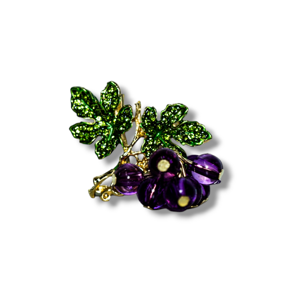 Grape Branch Brooch