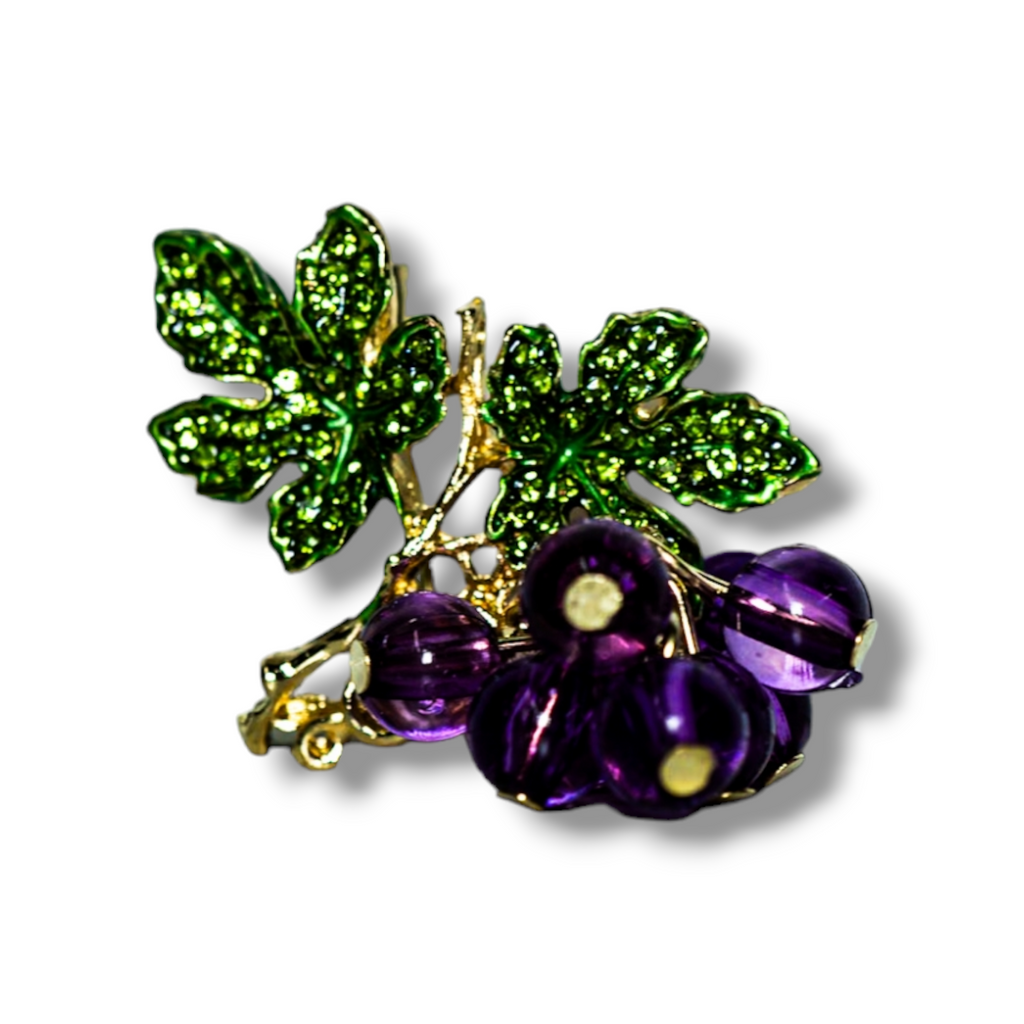 Grape Branch Brooch