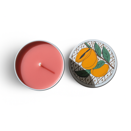Apricot D'Or Tin Candle